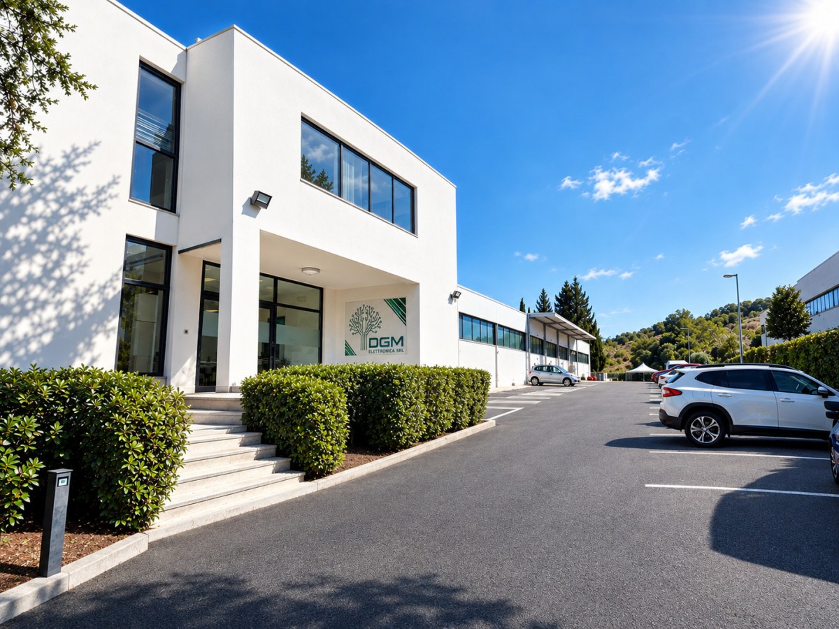 Stabilimento DGM Elettronica ad Acquaviva Picena
